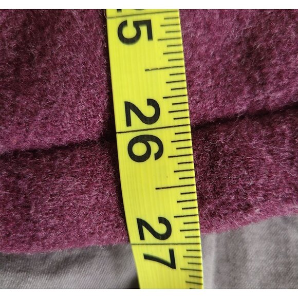 Woolrich Women's Peacoat Size Medium Double-Breasted Purple Wool Blend - Picture 13 of 13